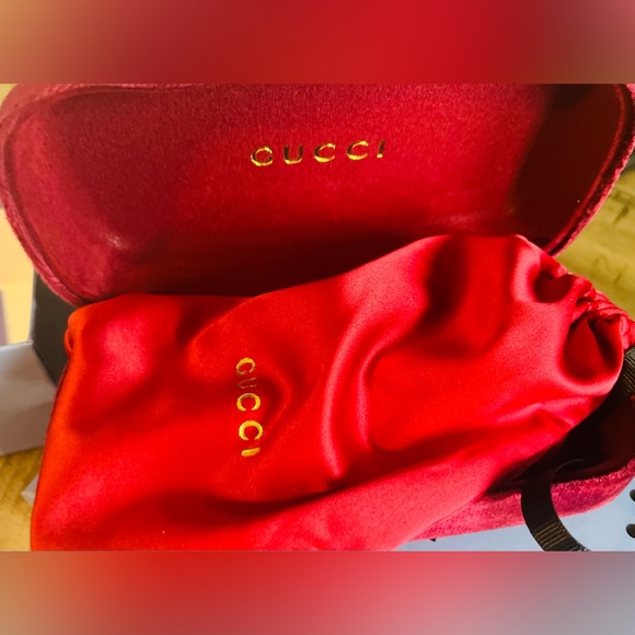 GUCCI Black Frame Orange Lenses - Picture 3 of 5